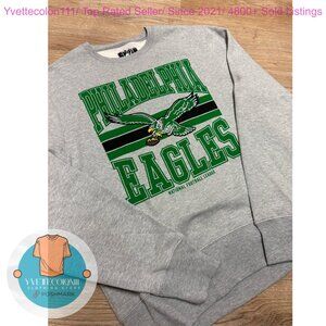 philadelphia Eagles Historic Slate Grey Letters Headline sweatshirt shirt